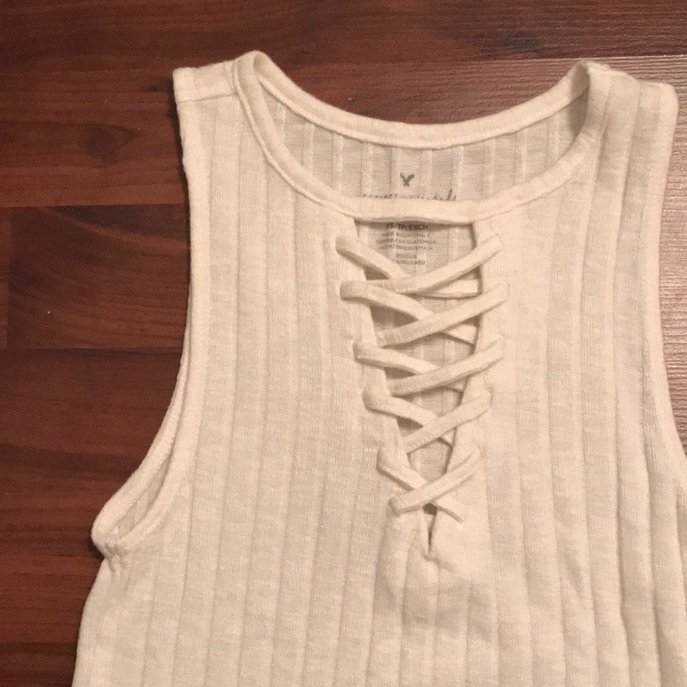 White Crop top